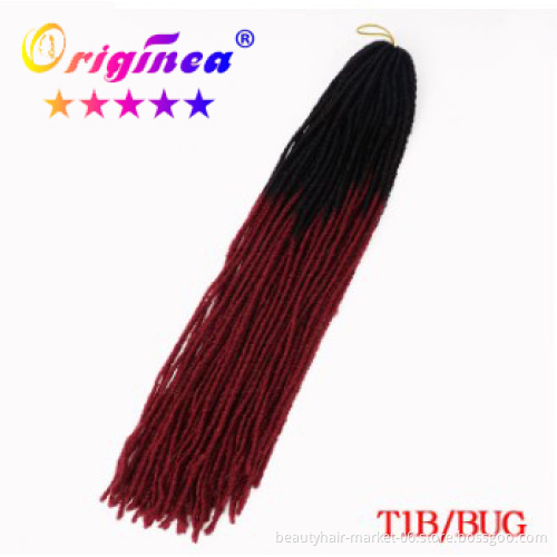 Soft Dreadlocks Crochet Sister Faux Locs Afro Sister Locks Crochet Braids Hair Synthetic Braiding Hair Extensions